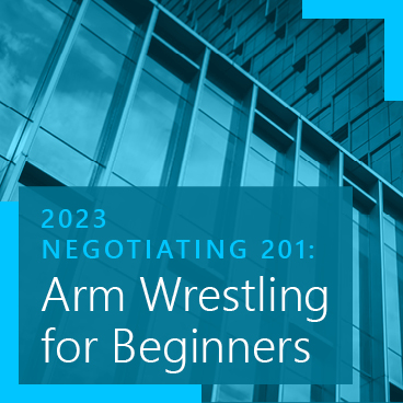 Negotiating 201: Arm Wrestling for Beginners
