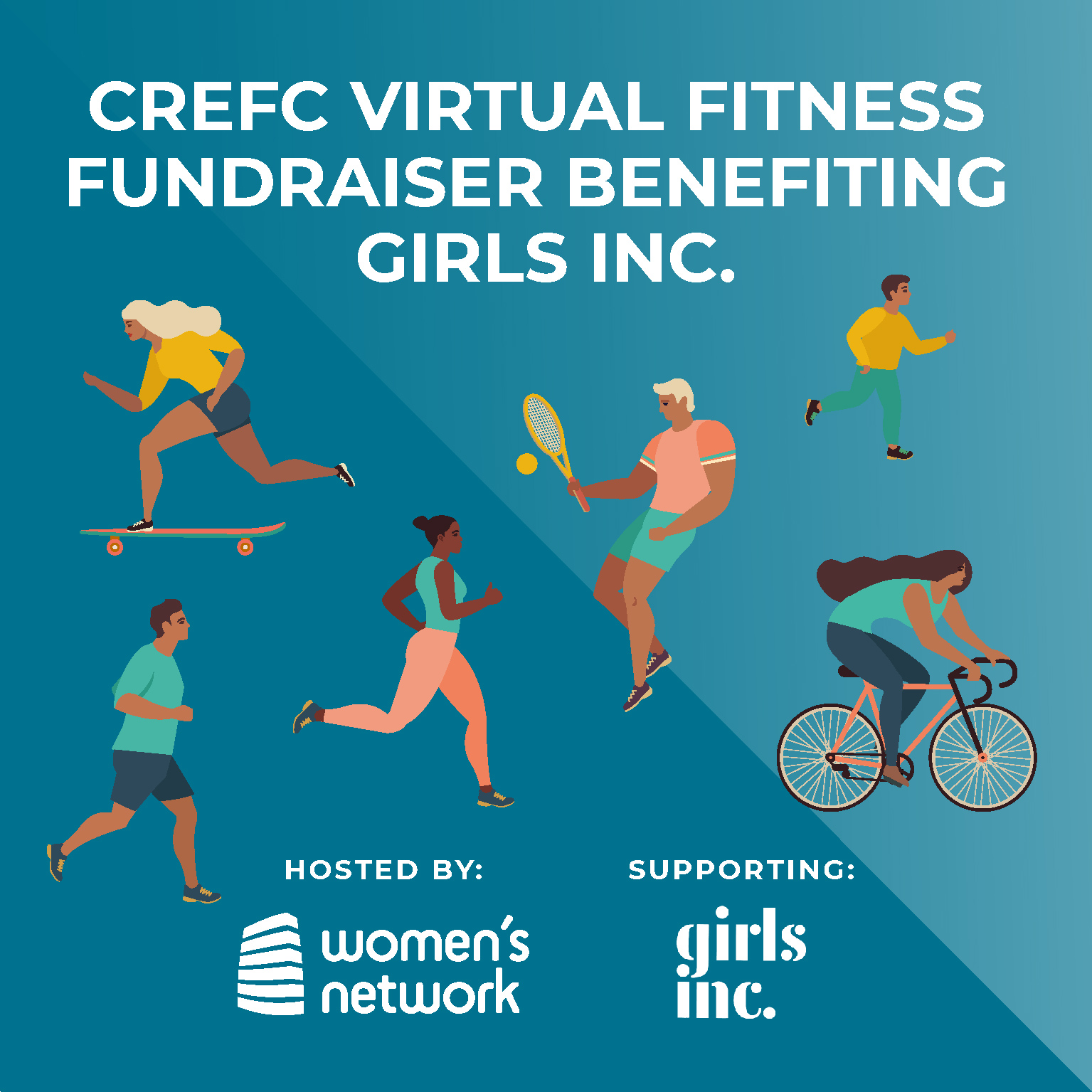 CREFC Virtual Fitness Fundraiser Benefiting Girls Inc.